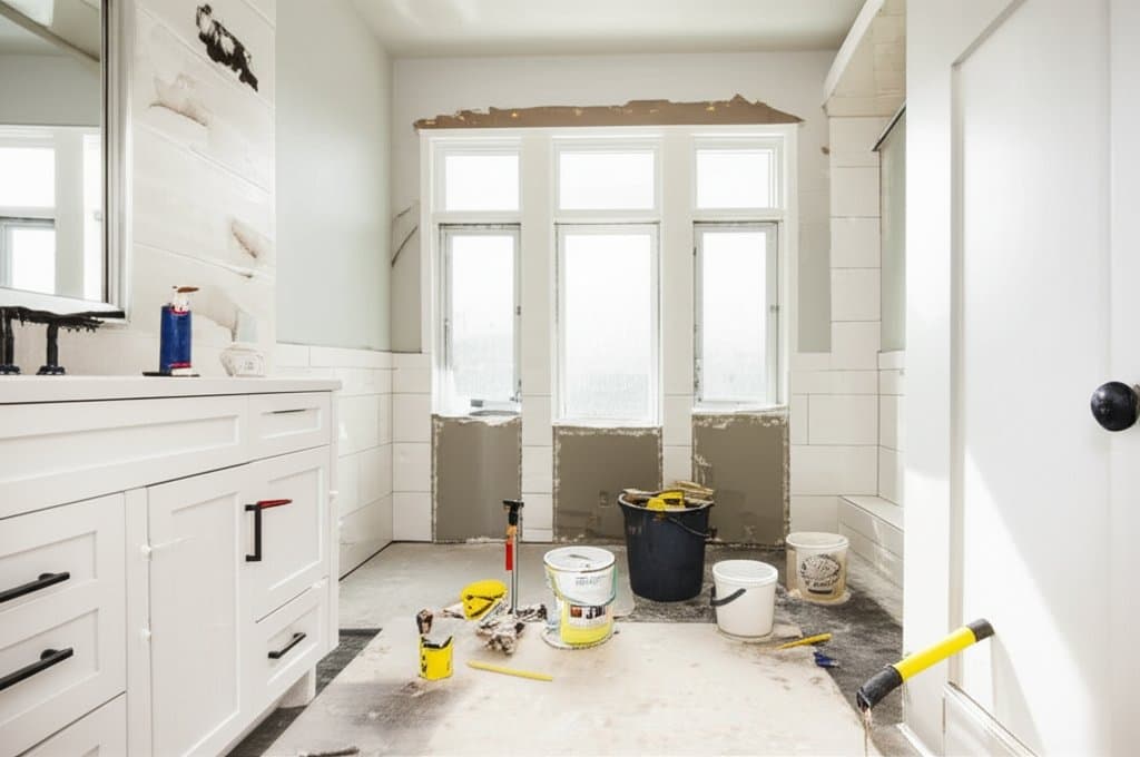 Featured image for DIY Bathroom Tiling Costs $500-1500 vs $8-25 Per Sq Ft Pro
