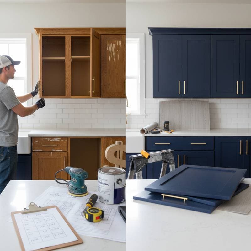 Featured image for Cabinet Refacing Cuts Kitchen Costs by Two-Thirds