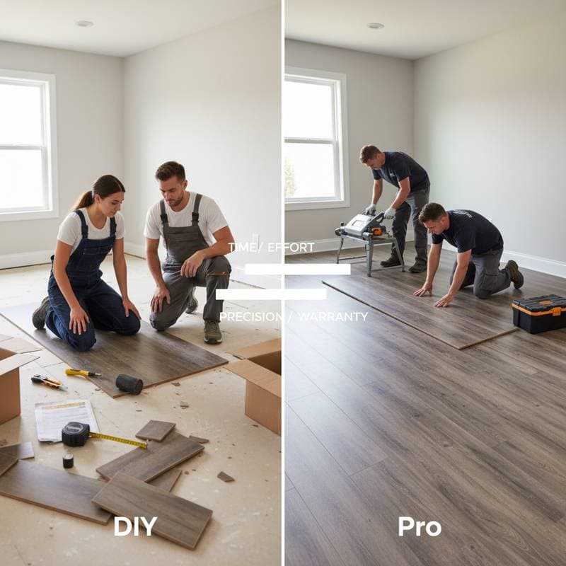Featured image for DIY vs Pro: True Costs of Luxury Vinyl Plank Install