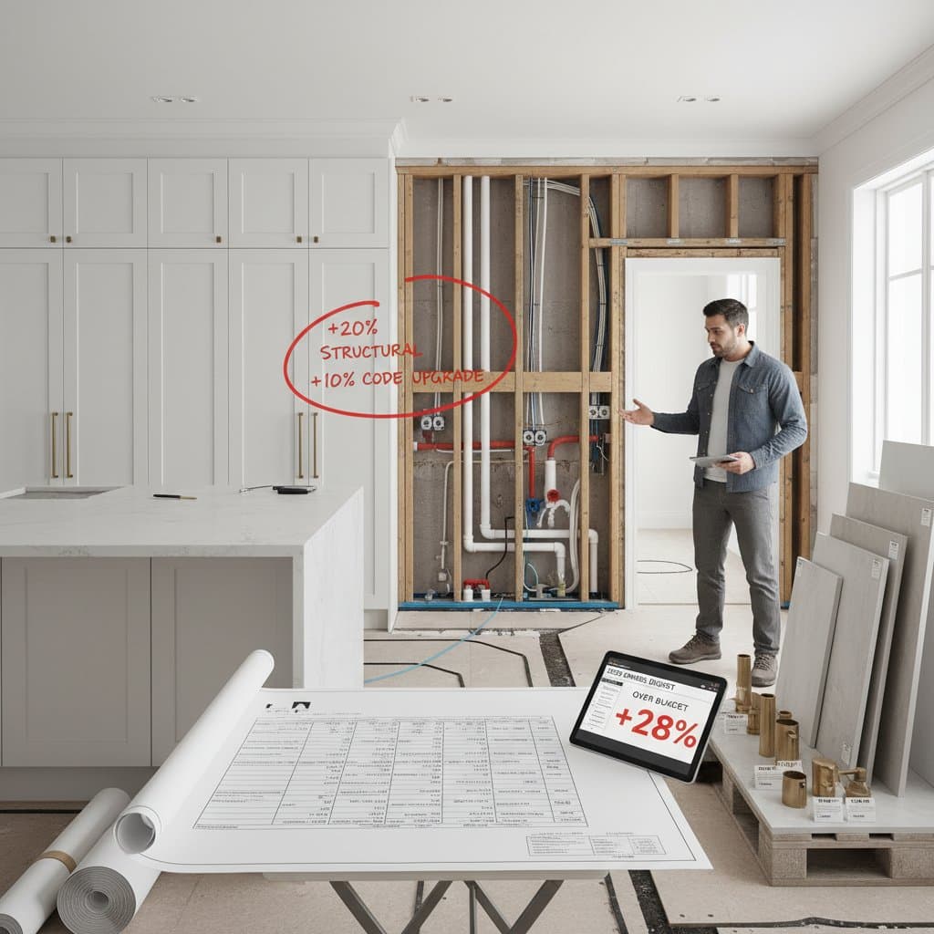 Featured image for Hidden Kitchen Remodel Costs That Blow Budgets 15-30%