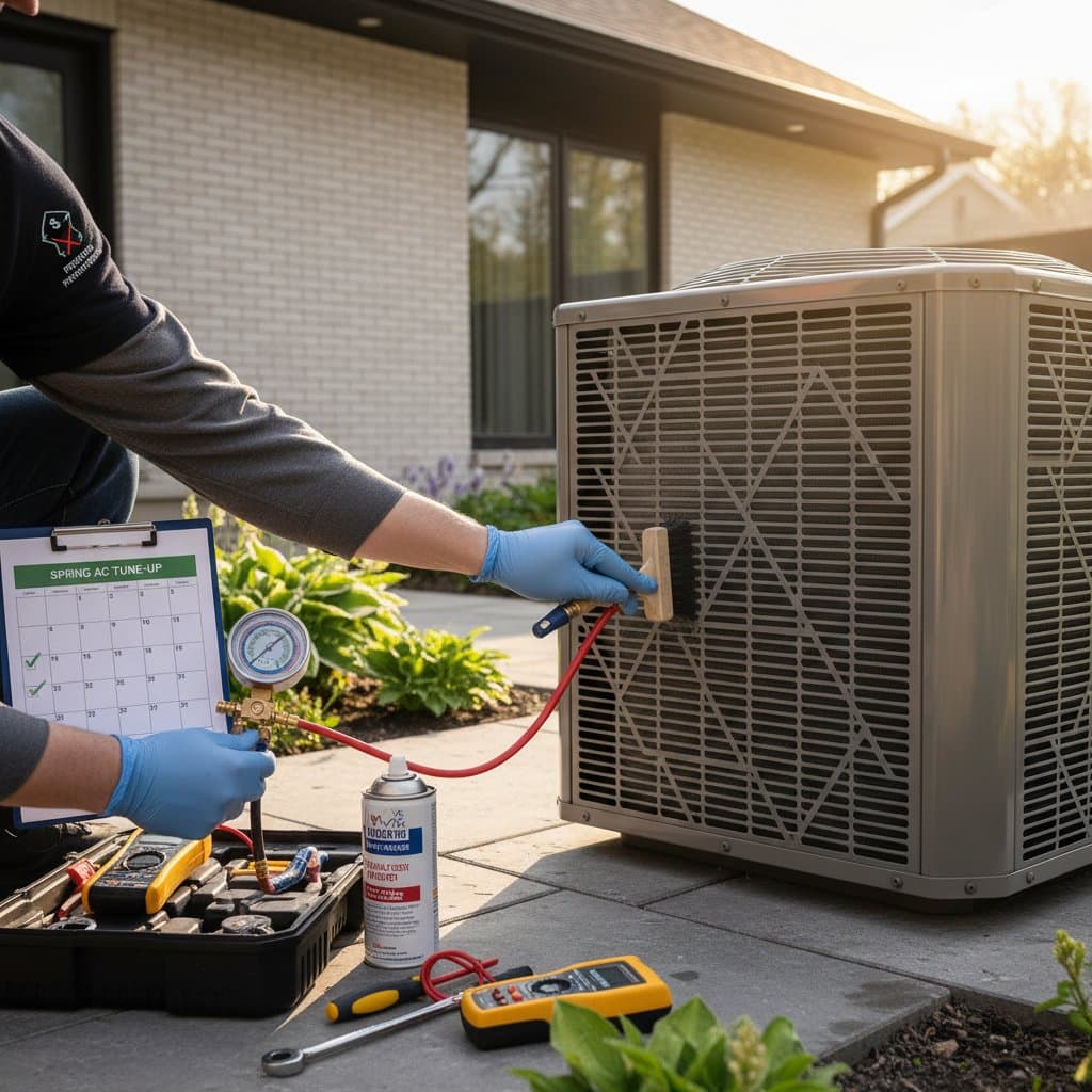 Featured image for Spring HVAC Tune-Up Prevents $2,000 AC Repairs