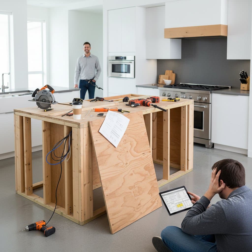 Featured image for Why DIY Kitchen Islands Cost More Than You Think