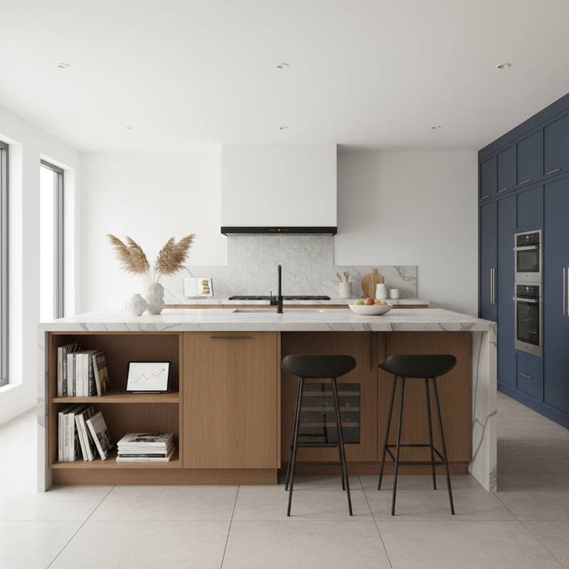 Featured image for Kitchen Island Costs: $800 to $10,000 Material Guide