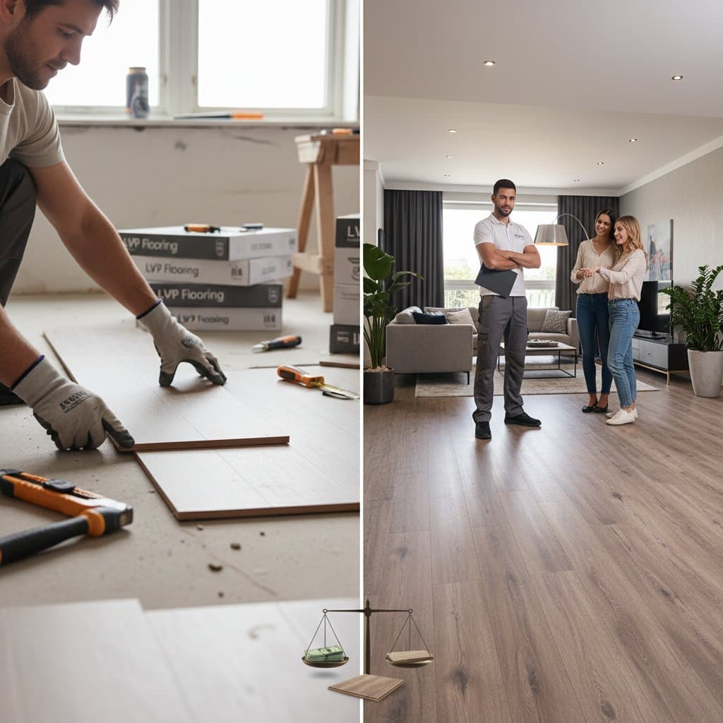 Featured image for DIY LVP Installation: When to Save vs When to Hire