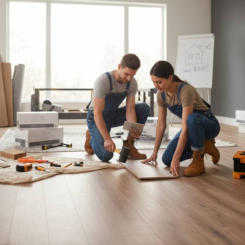 Featured image for DIY LVP Install Saves $2K Over Hiring Pros