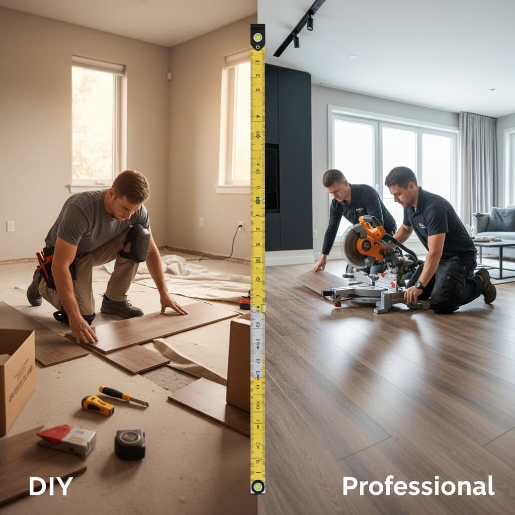 Featured image for Should You Install LVP Flooring Yourself or Hire a Pro?