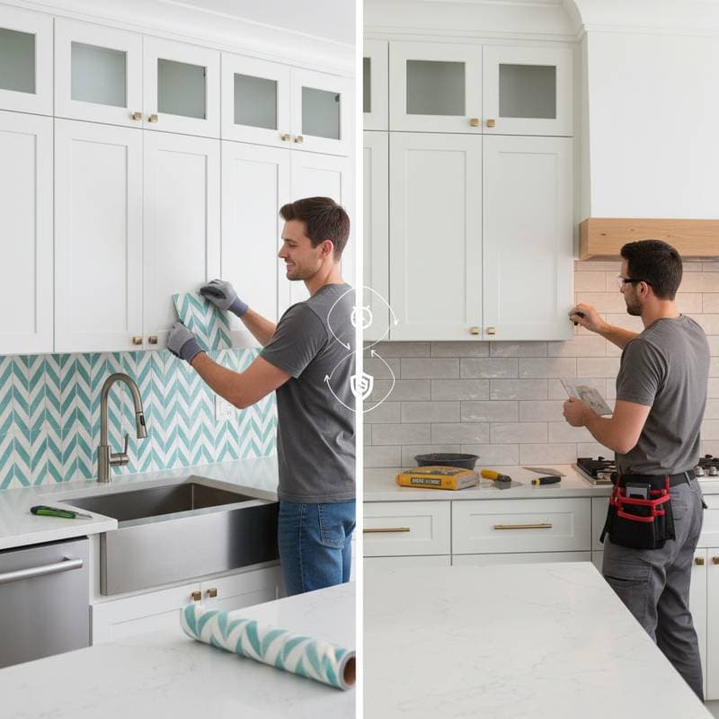 Featured image for Peel-Stick Backsplash Saves $700 But Lasts 5 Years