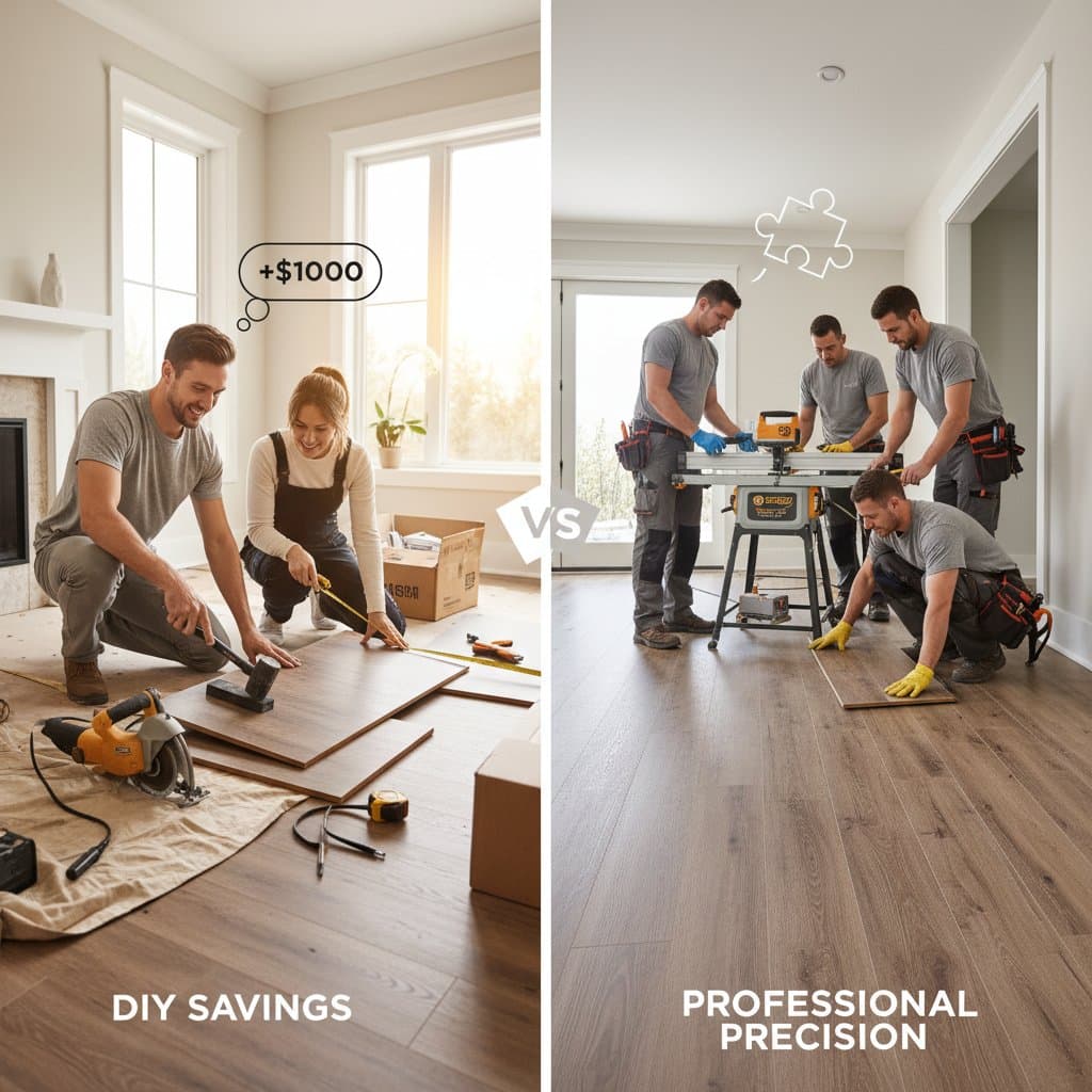 Featured image for LVP Installation: When DIY Saves $1,000 or More