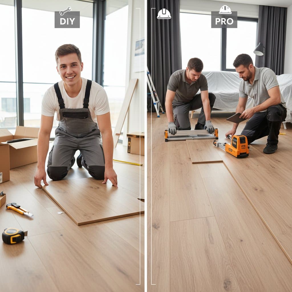 Featured image for Should You DIY LVP Flooring or Hire a Pro in 2025?