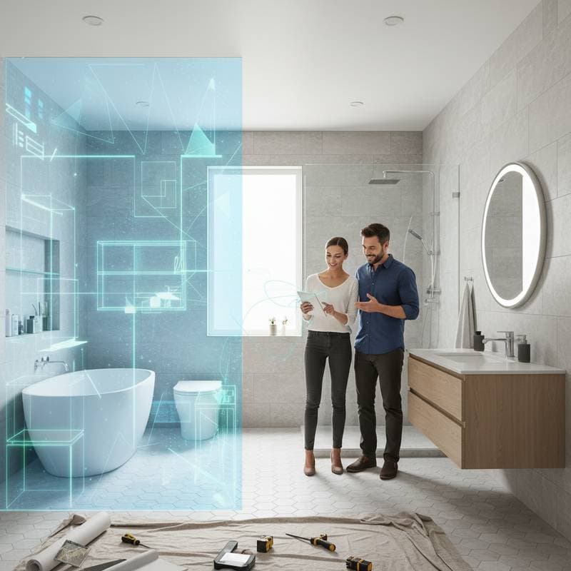 Featured image for When AI Design Tools Beat Contractors in Bathroom Remodels