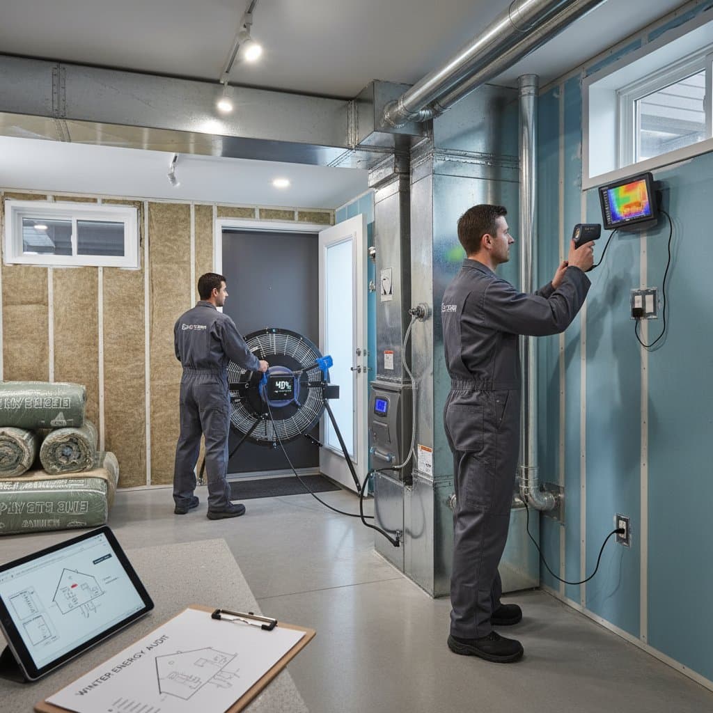 Featured image for Winter Energy Audit Cuts Heating Bills by 40%