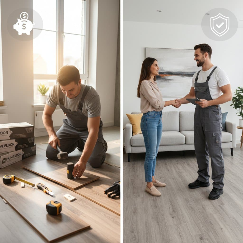 Featured image for LVP Flooring: When DIY Saves $1,000 or More