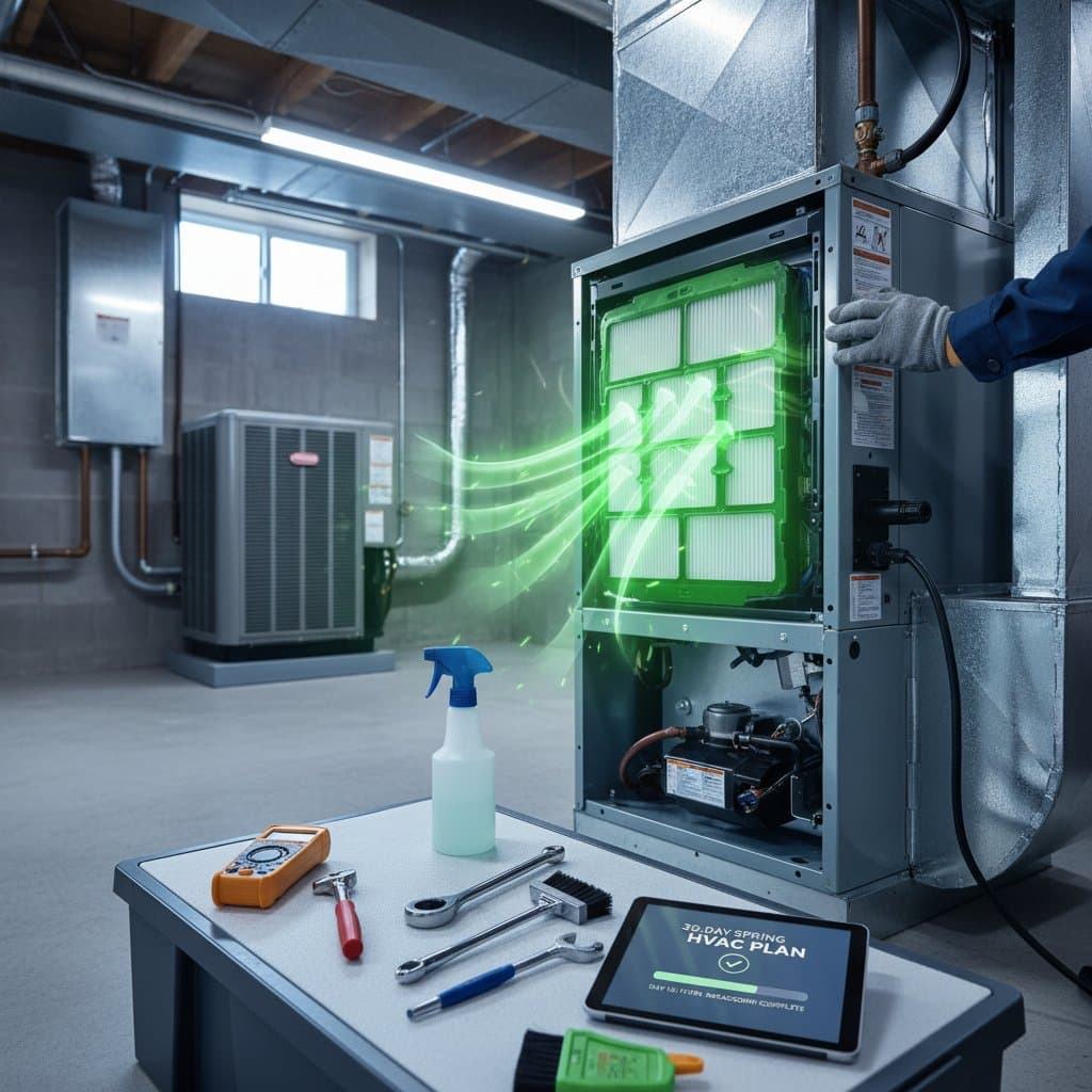 Featured image for Spring HVAC Care Prevents 25% Efficiency Loss