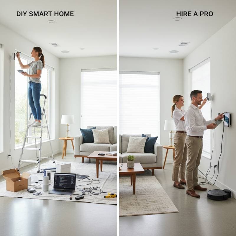 Featured image for DIY Smart Home: When to Install or Hire a Pro