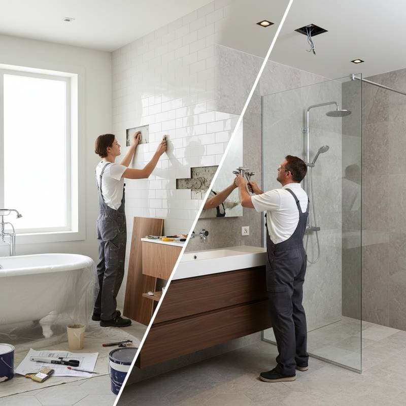 Featured image for When to DIY Your Luxury Bathroom and When to Call Pros