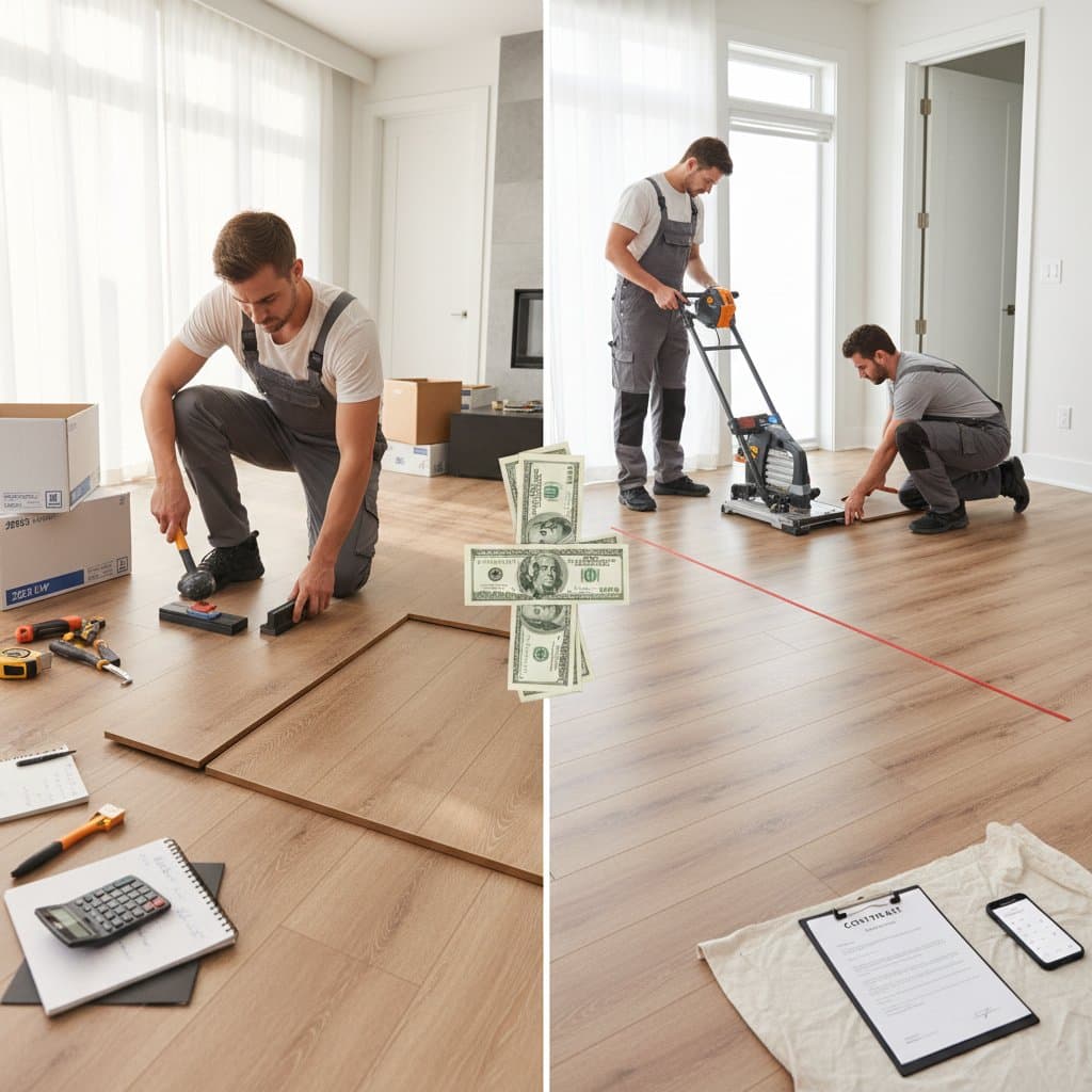 Featured image for DIY LVP Saves $2-$5 Per Foot vs Pro Install