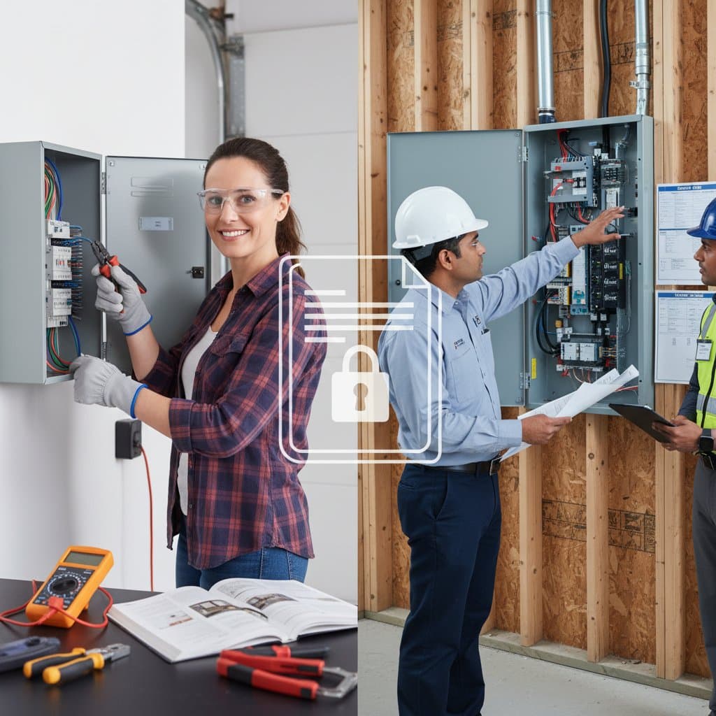Featured image for When DIY Electrical Work Legally Requires a Licensed Pro