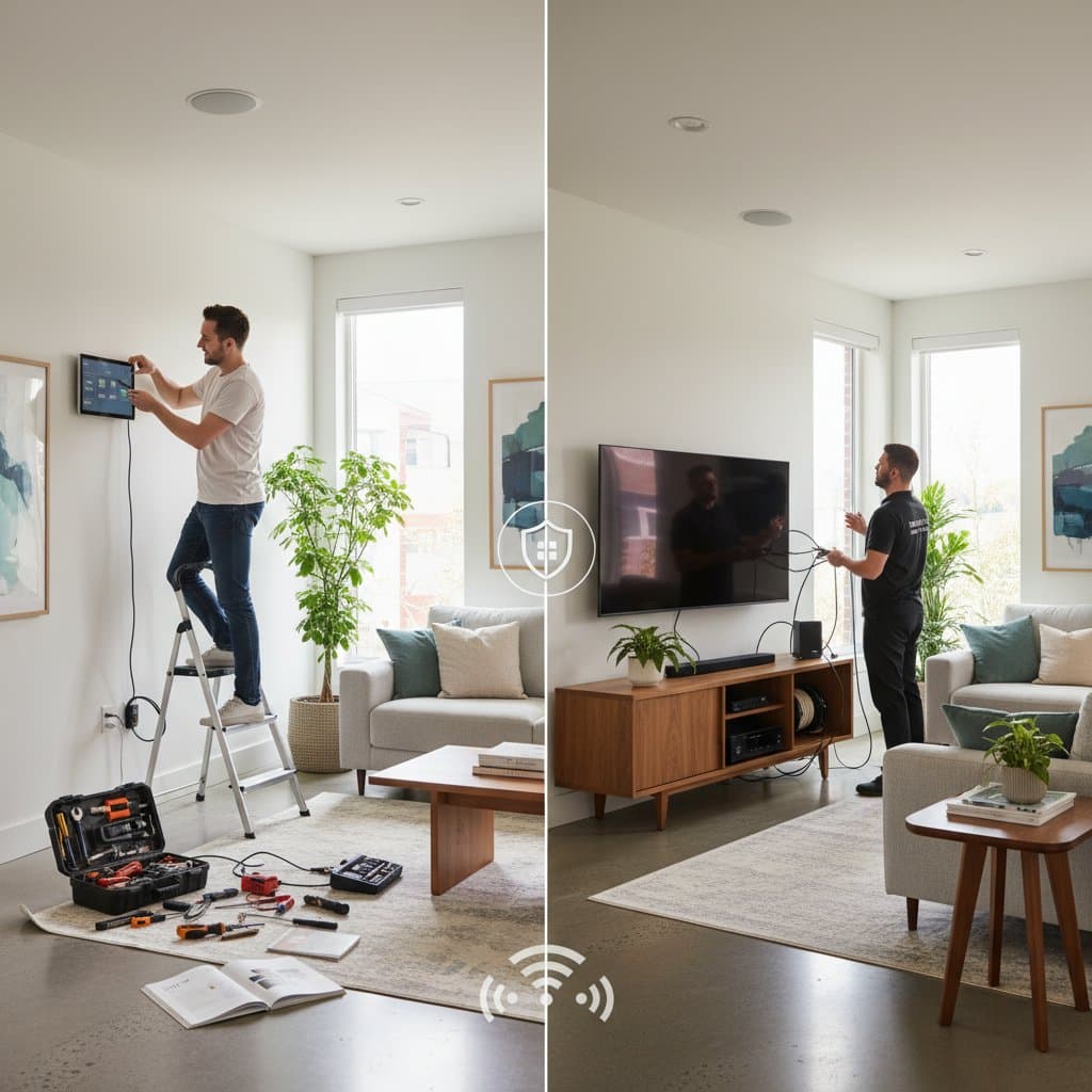 Featured image for DIY Smart Home: When to Install or Call a Pro