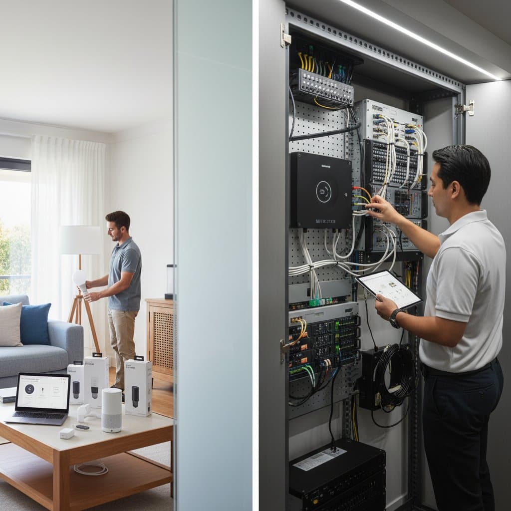 Featured image for When to DIY Your Smart Home and When to Call a Pro