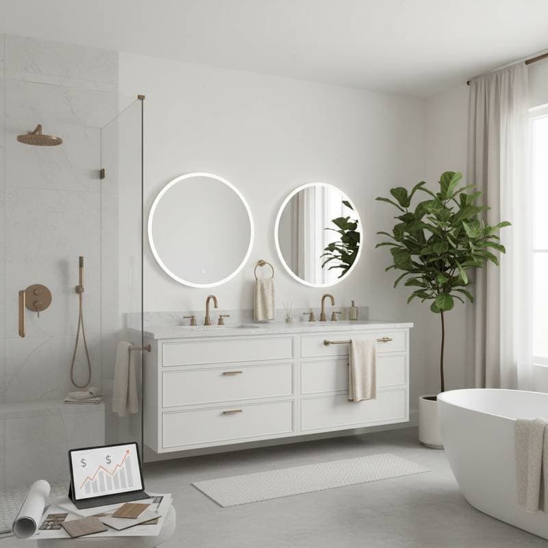 Featured image for Real Bathroom Remodel Budgets for 2026