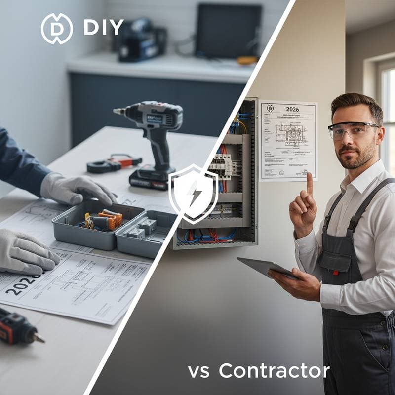 Featured image for Which Electrical Permits Require a Licensed Pro in 2026