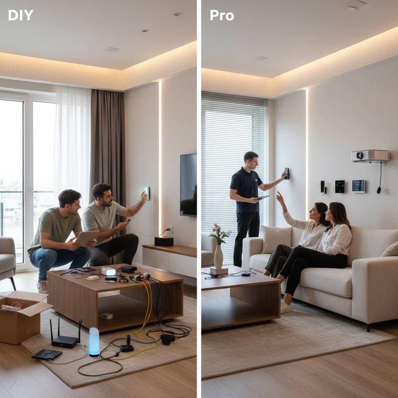 Image for DIY vs Pro Smart Home Setup: Real Cost Breakdown