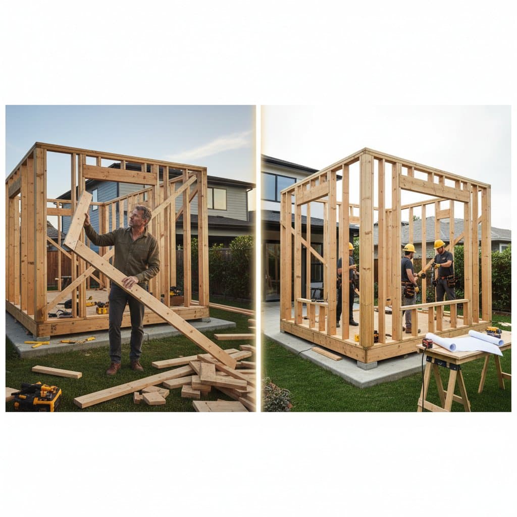 Featured image for ADU Framing: When DIY Costs More Than Hiring Help
