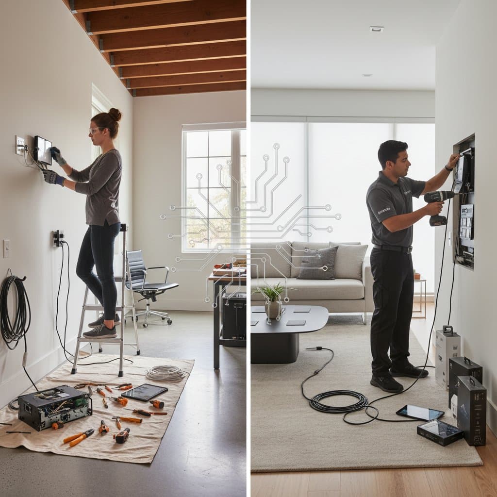 Featured image for Smart Home DIY: When to Install and When to Hire