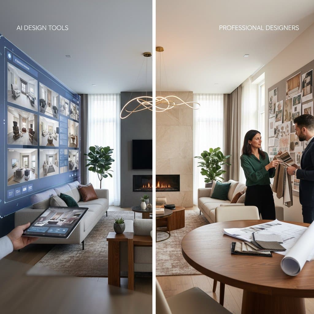 Featured image for AI Design Tools vs Professional Designers Compared