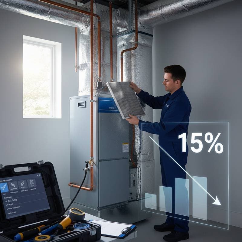 Featured image for Spring HVAC Tune-Up Cuts Energy Bills 15 Percent