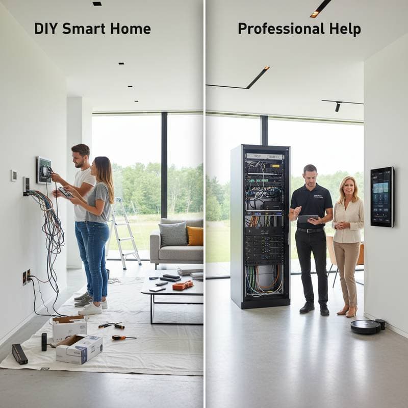 Featured image for When DIY Smart Home Projects Need Professional Help