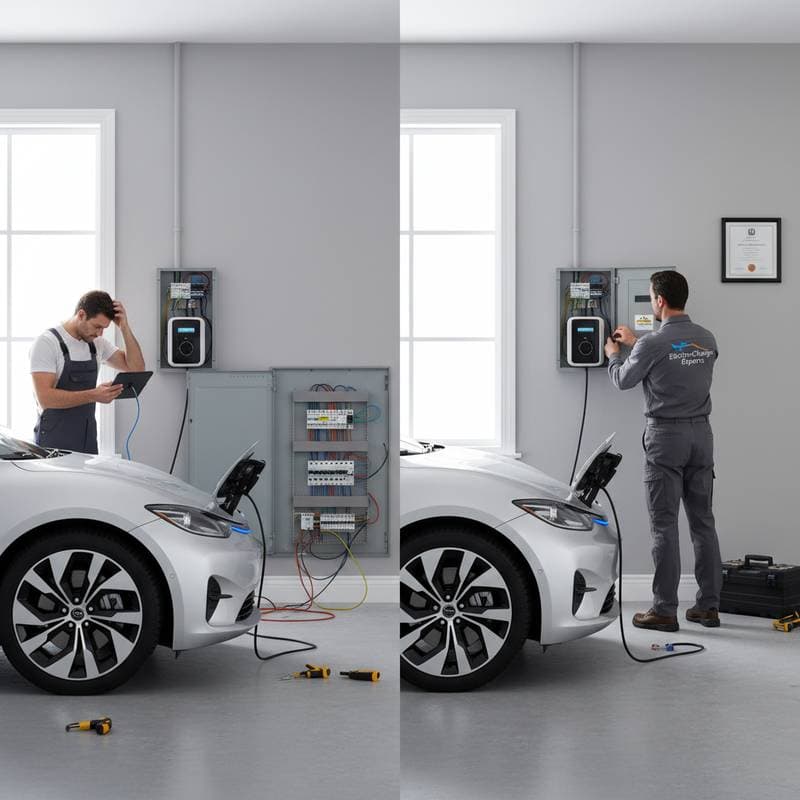 Featured image for Why EV Charger DIY Risks Your Home Warranty
