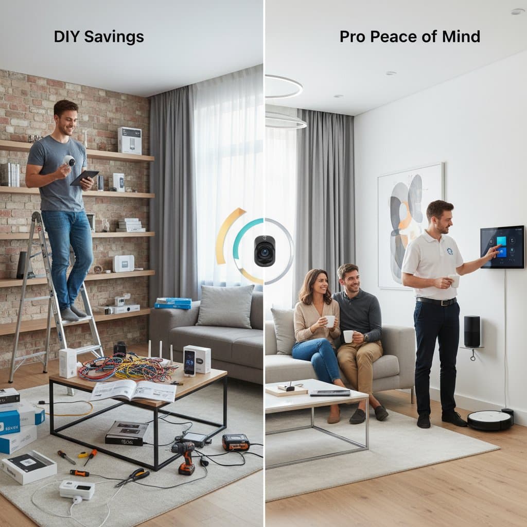 Featured image for Smart Home Setup: DIY Savings vs Pro Peace of Mind