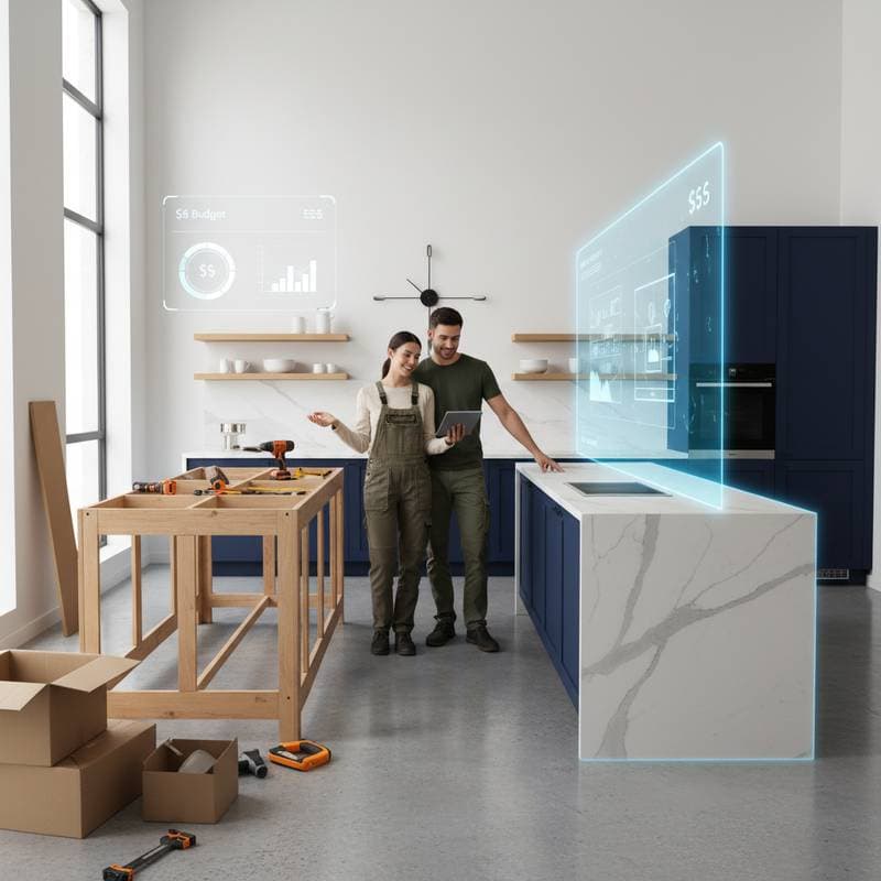 Image for AI Tools Make DIY Kitchens Look Professionally Built