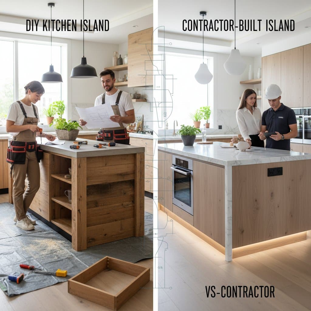 Image for DIY Kitchen Islands: When to Build vs When to Hire