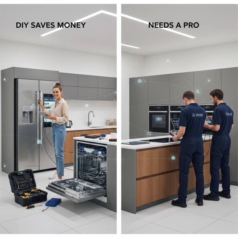 Image for Smart Appliances: When DIY Saves Money vs. Needs a Pro