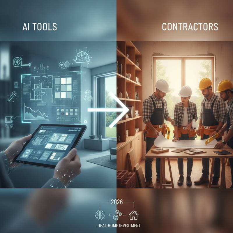 Image for AI Tools vs Contractors: Which Saves More on Renovations?