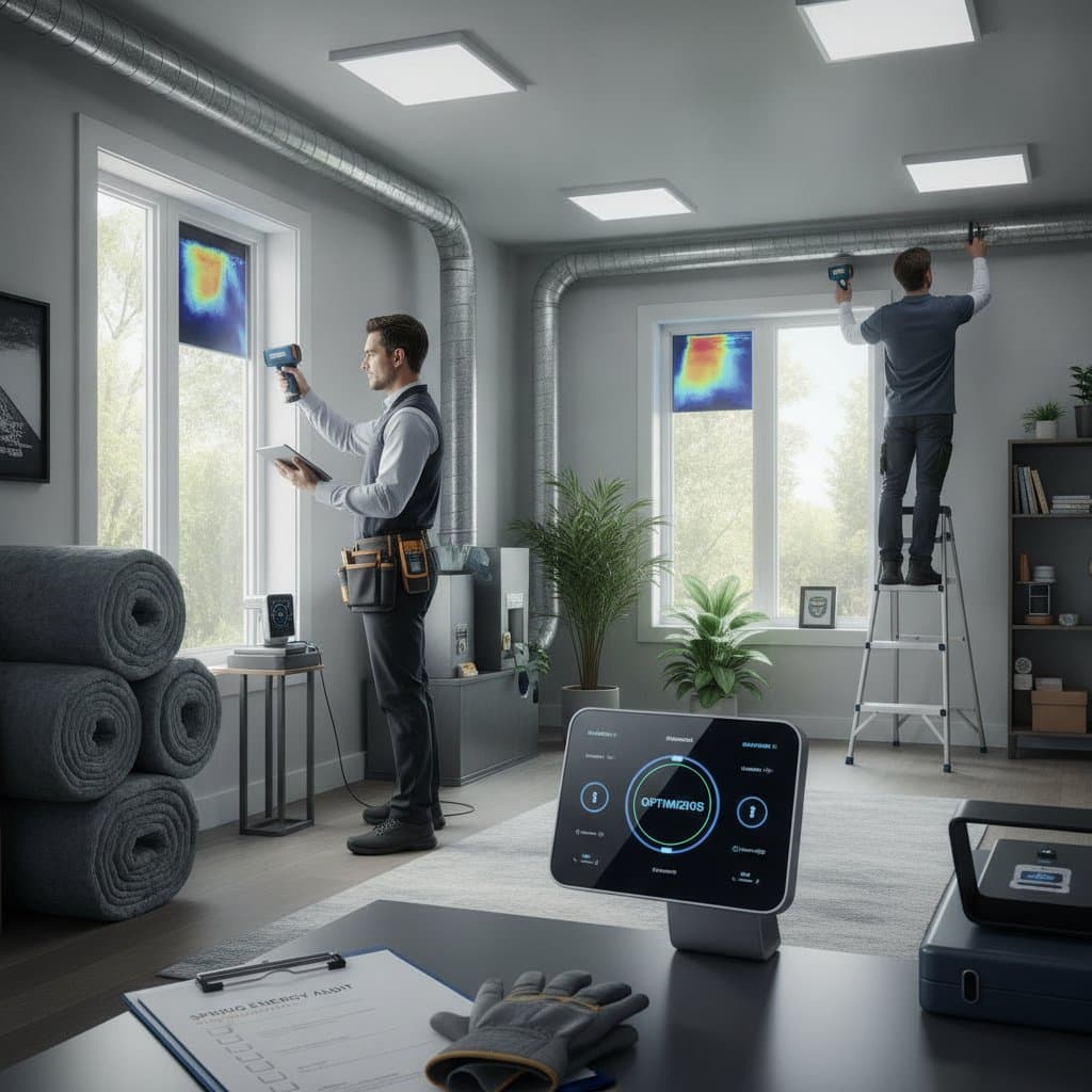 Image for Spring Energy Audit Cuts Bills 30% Without Remodeling