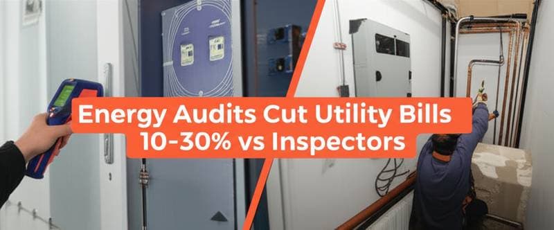 Featured image for Energy Audits Cut Utility Bills 10-30% vs Inspectors