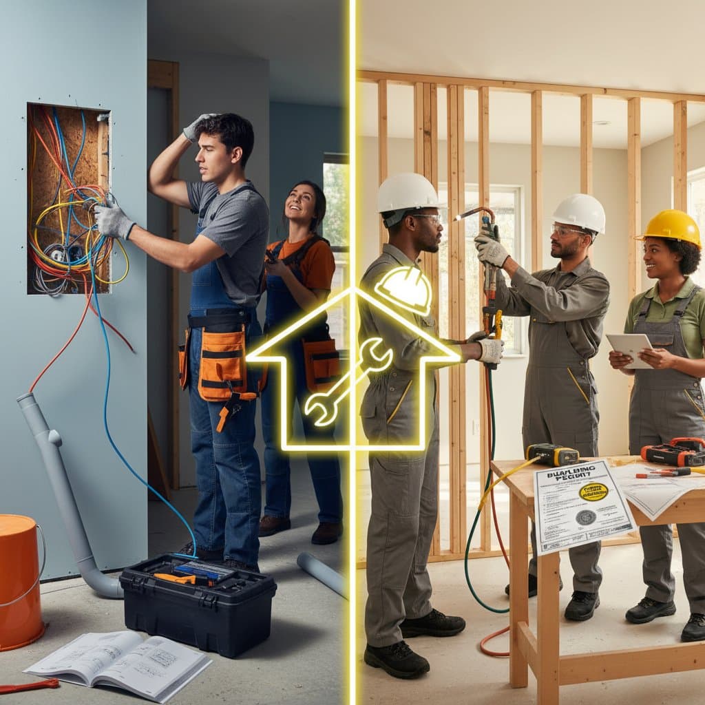 Featured image for DIY Projects That Require Licensed Pros by Law