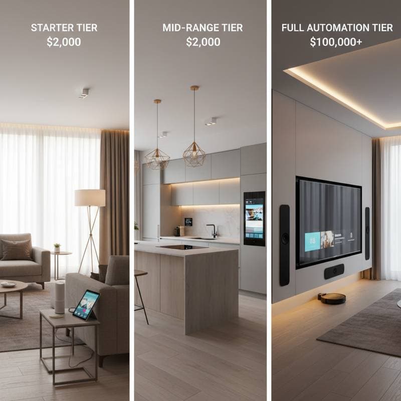 Featured image for Smart Home Remodel Costs: 3 Budget Tiers Explained