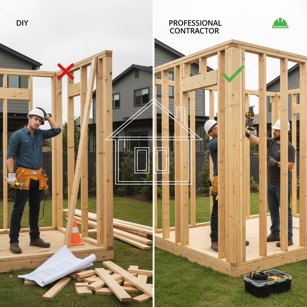 Featured image for Why DIY ADU Framing Costs More Than Hiring Pros