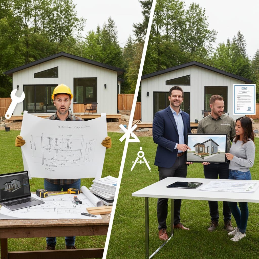 Featured image for ADU Permits: DIY Plans or Licensed Contractor Path
