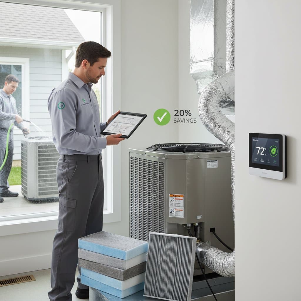 Featured image for Spring HVAC Care Cuts Energy Bills 20 Percent