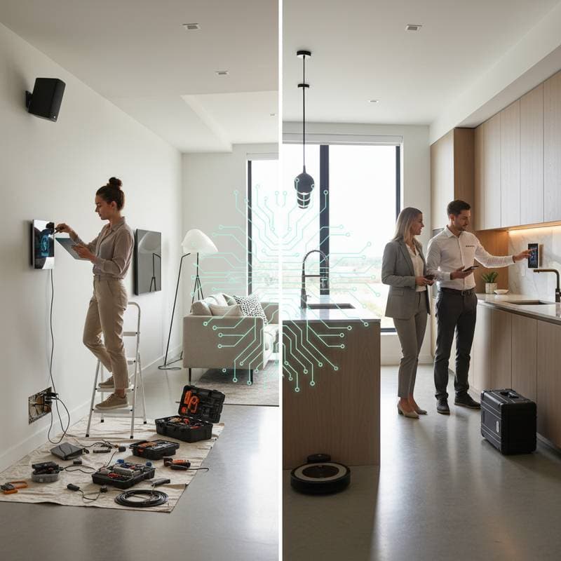 Featured image for When to DIY Smart Home Tech vs Hire a Pro