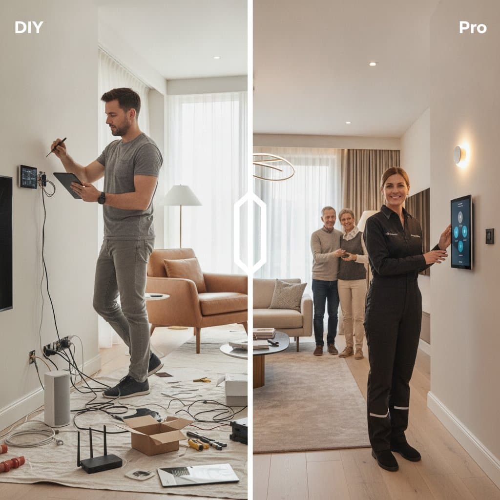 Featured image for Smart Home DIY vs Pro: When to Spend the Money