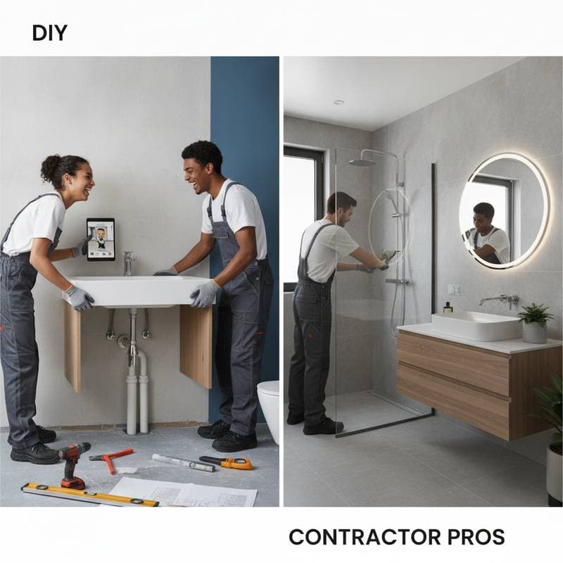Featured image for Should Gen Z DIY Their Bathroom Remodel or Hire Pros?