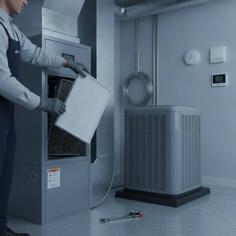Featured image for Winter HVAC Failures Start with Clogged Filters